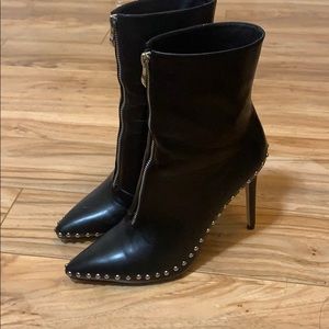 Studded Pointed Toe Boots